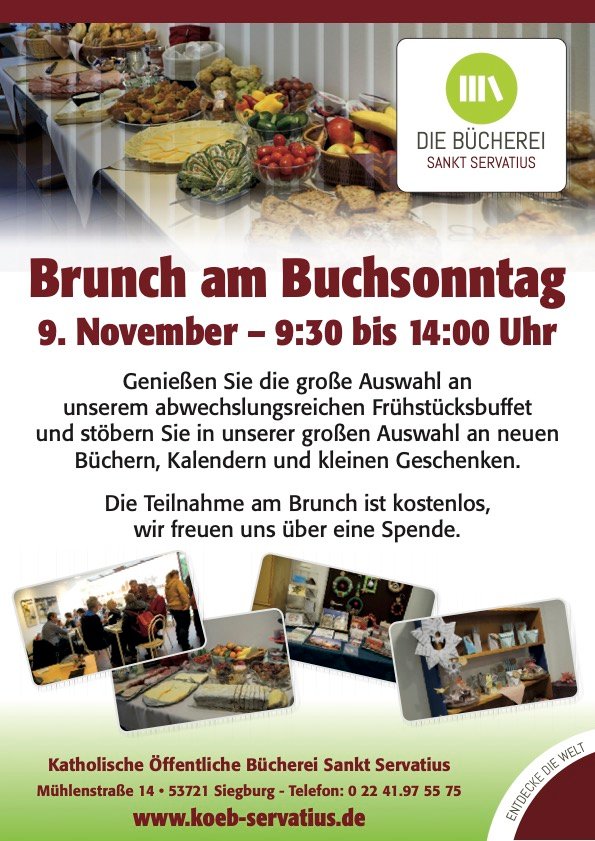 2025-10-13 A4 Hinweis Brunch am Buchsonntag (c) Sebastian Felske