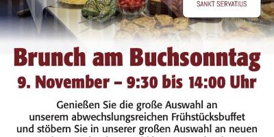 2025-10-13 A4 Hinweis Brunch am Buchsonntag