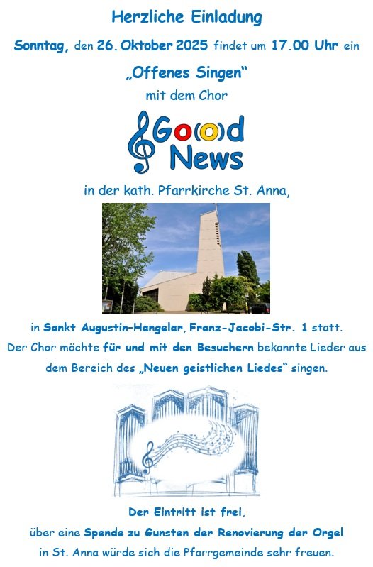 2025-10-26 - Go(o)d News offenes Singen (c) Chor Go(o)od News