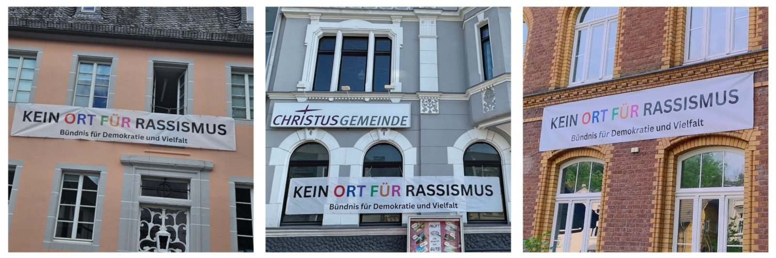 2025_ACK_Banneraktion_Kein Ort für Rassismus (c) Martina Sedlaczek