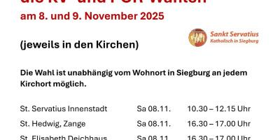 2025_KV und PGR-Wahlen_Wahlorte und Wahlzeiten