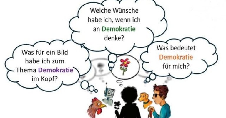 Briefing Kunstprojekt-Ausschnitt (c) Bündnis für Demokratie und Vielfalt