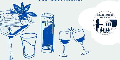 Dorfabend mit Glas