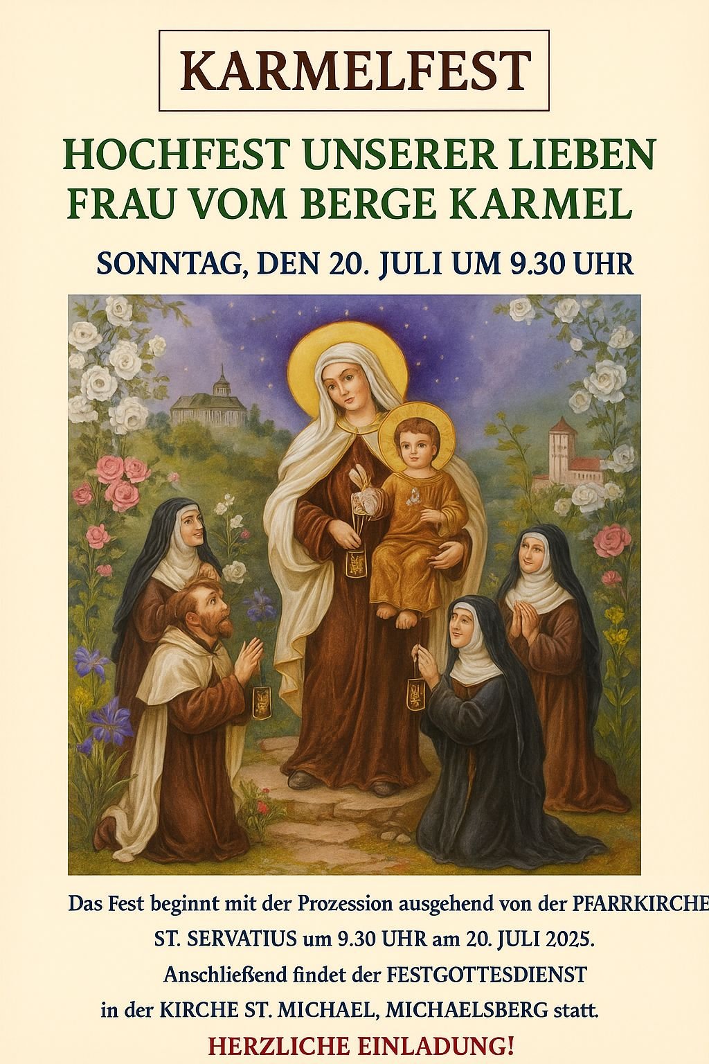 Karmelfest_Plakat2025 (c) Karmel Michaelsberg