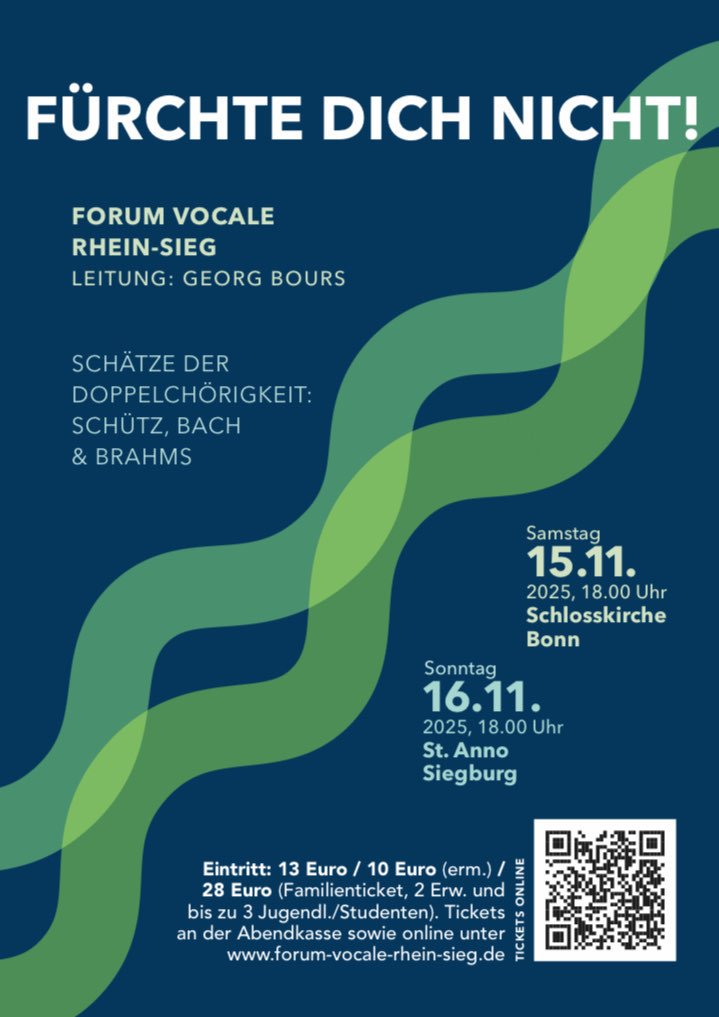 Konzertplakat (c) Forum Vocale