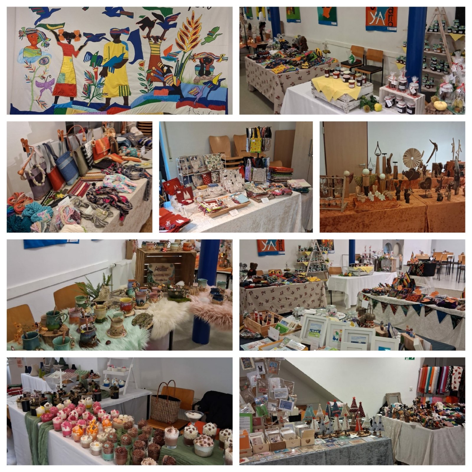 Kreativmarkt Stallberg_2025_Ausstellercollage (c) Uta Köpp