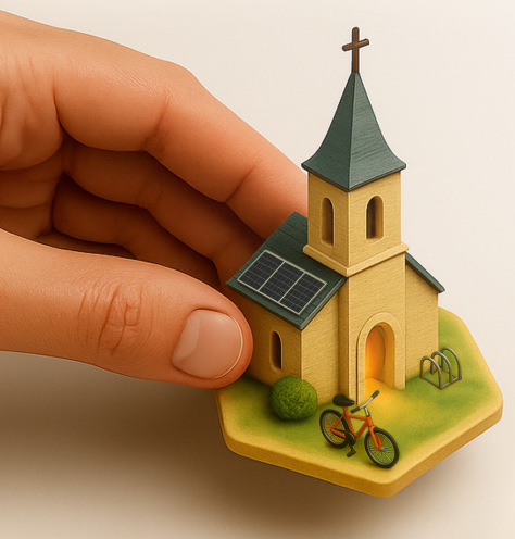 Spielstein_Kirche (c) EBK_Fachteam Gemeindeentwicklung