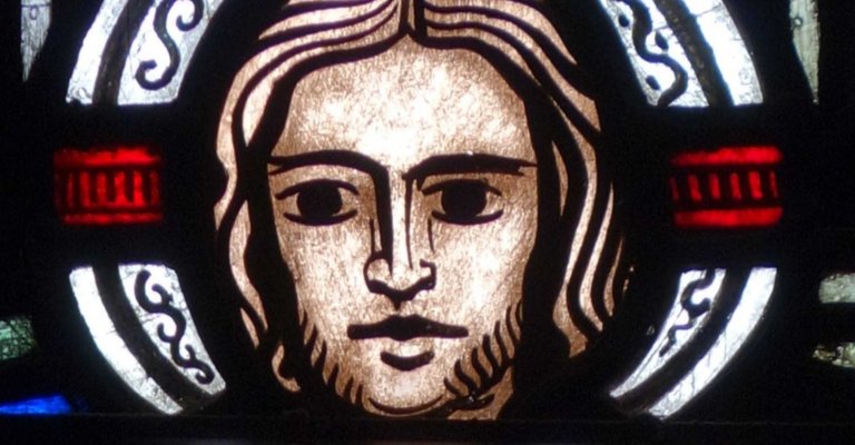 Abendmahl-Fenster Servatiuskirche (c) Andrea Korte-Böger