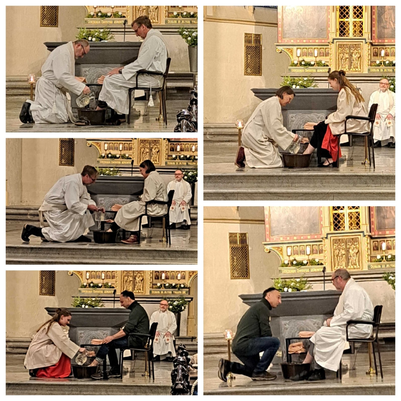 Collage_Fußwaschung (c) Andrea Korte-Böger