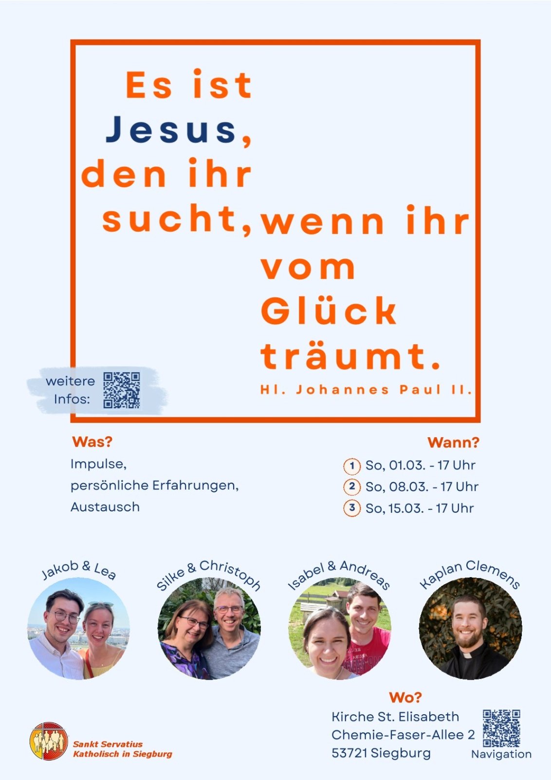 Neokatechumenat Plakat Katechese Siegburg A4-1