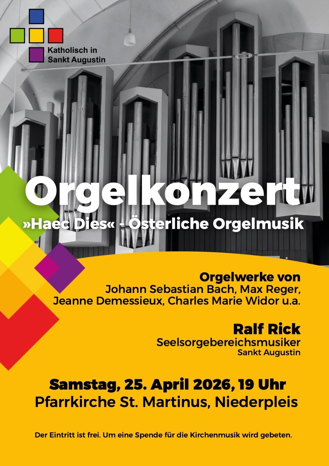 Orgelkonzert Ralf Rick - Plakat (c) Ralf Rick