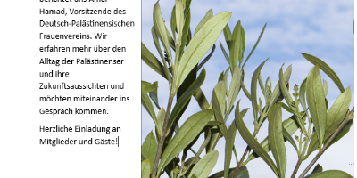Palaestinensischer Abend