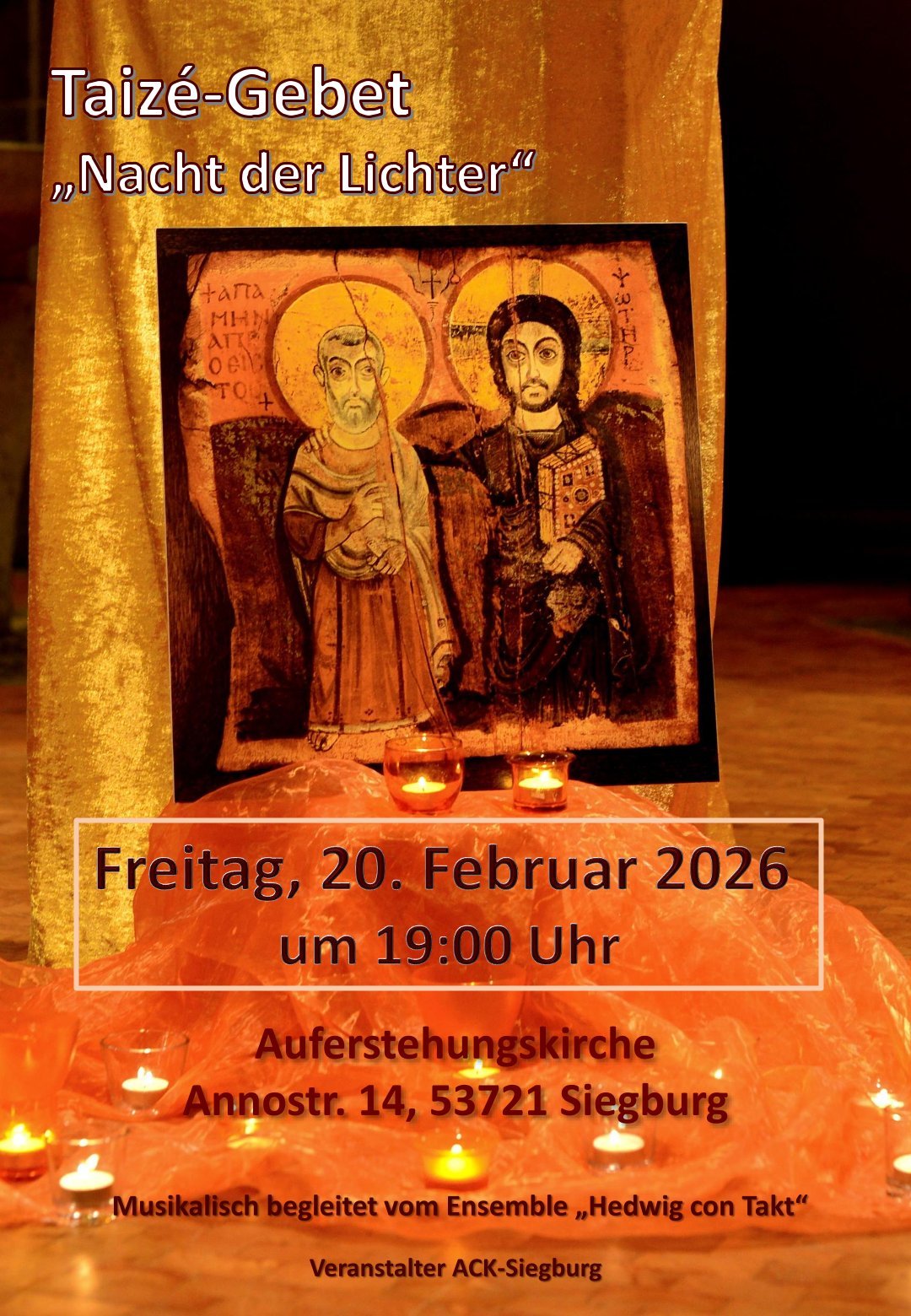 Plakat Februar 2026 TAize-1 (c) ACK Siegburg