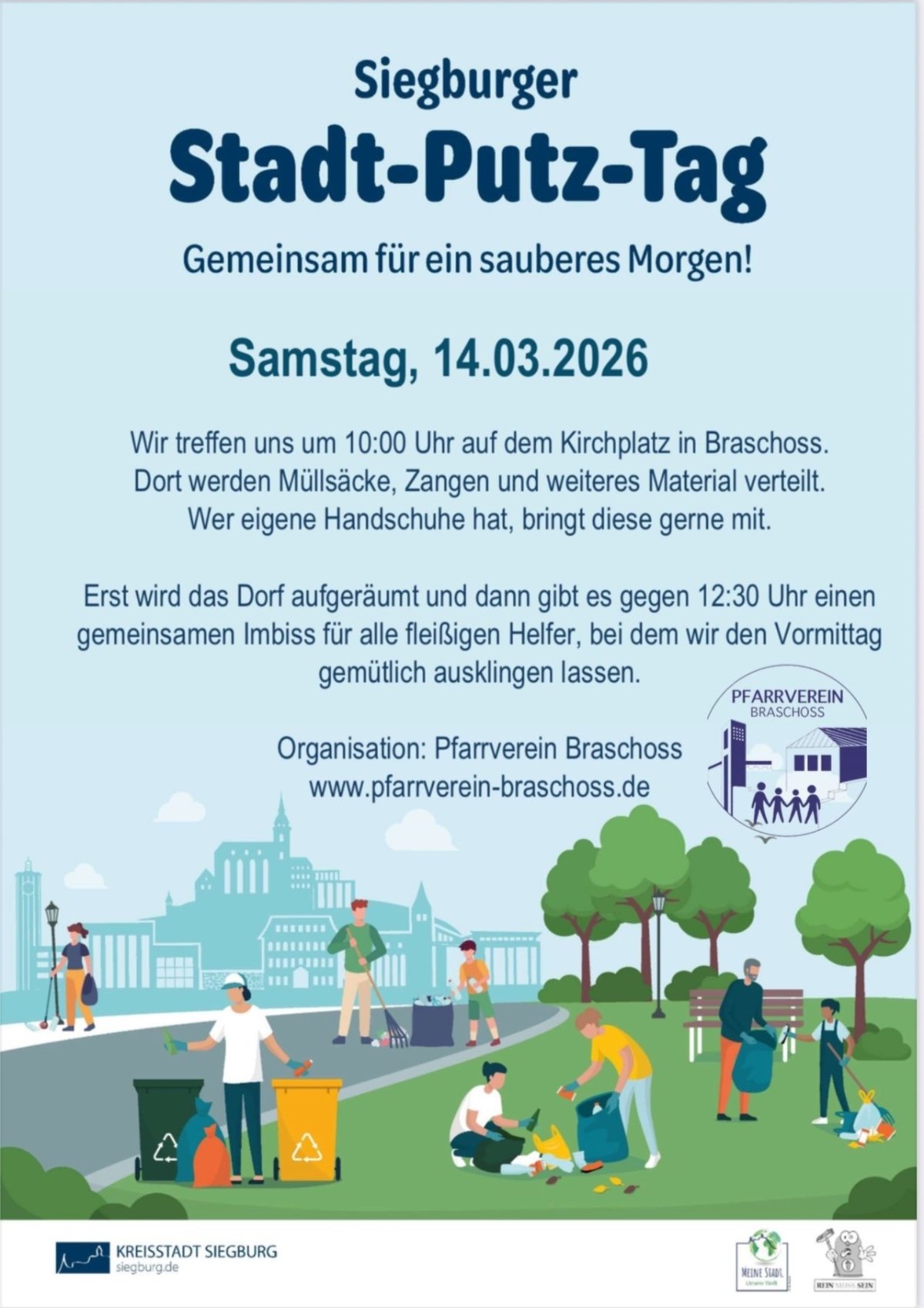 Stadtputztag Braschoß (c) Pfarrverein Braschoß