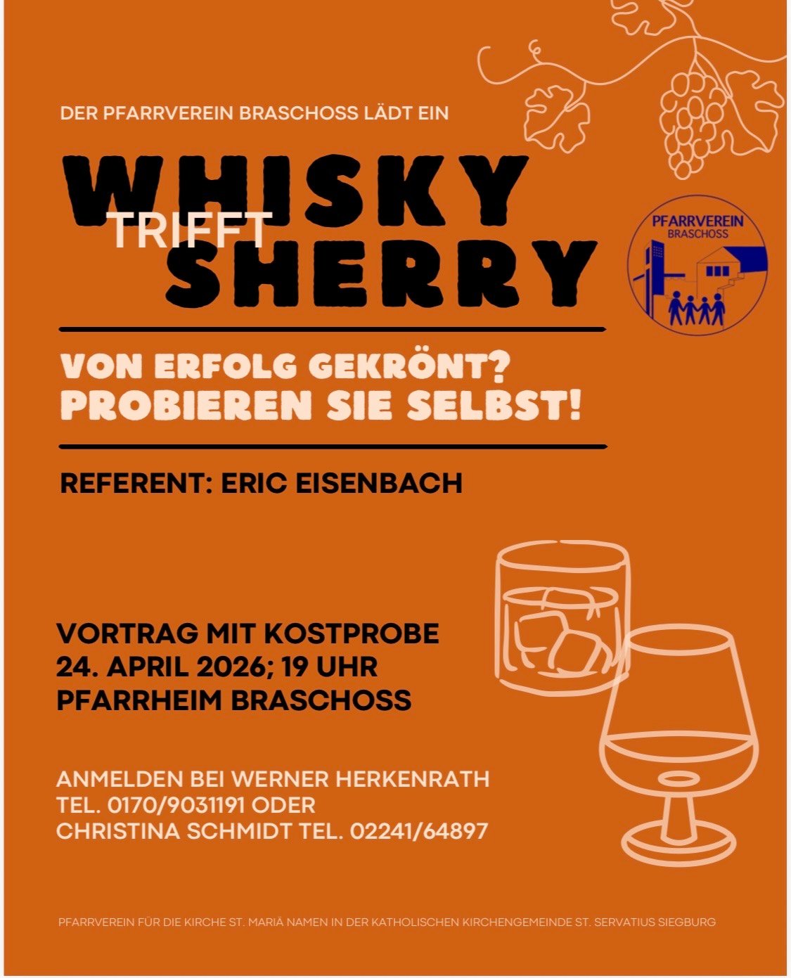 Whisky trifft Sherry (c) Pfarrverein Braschoß