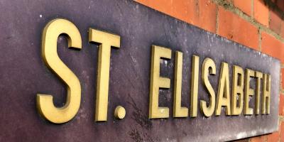 Schild Kirche St. Elisabeth