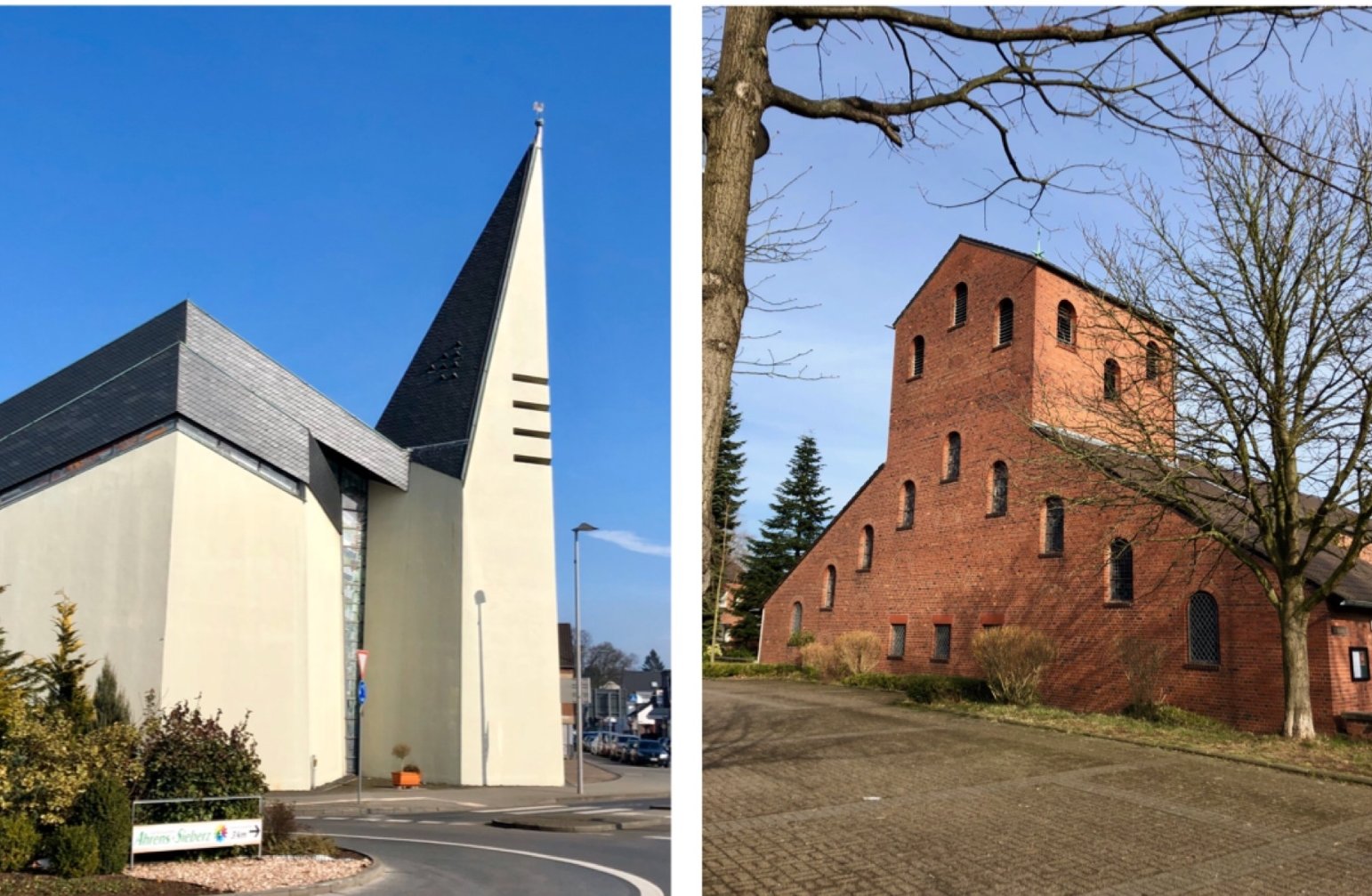 Kirchen auf dem Stallberg und Deichhaus (c) Gabi Pöge