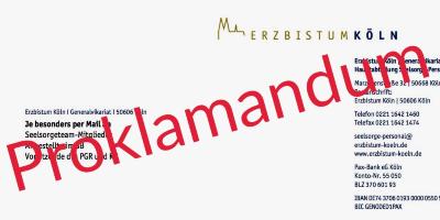 Proklamandum Pfarrer Wahlen