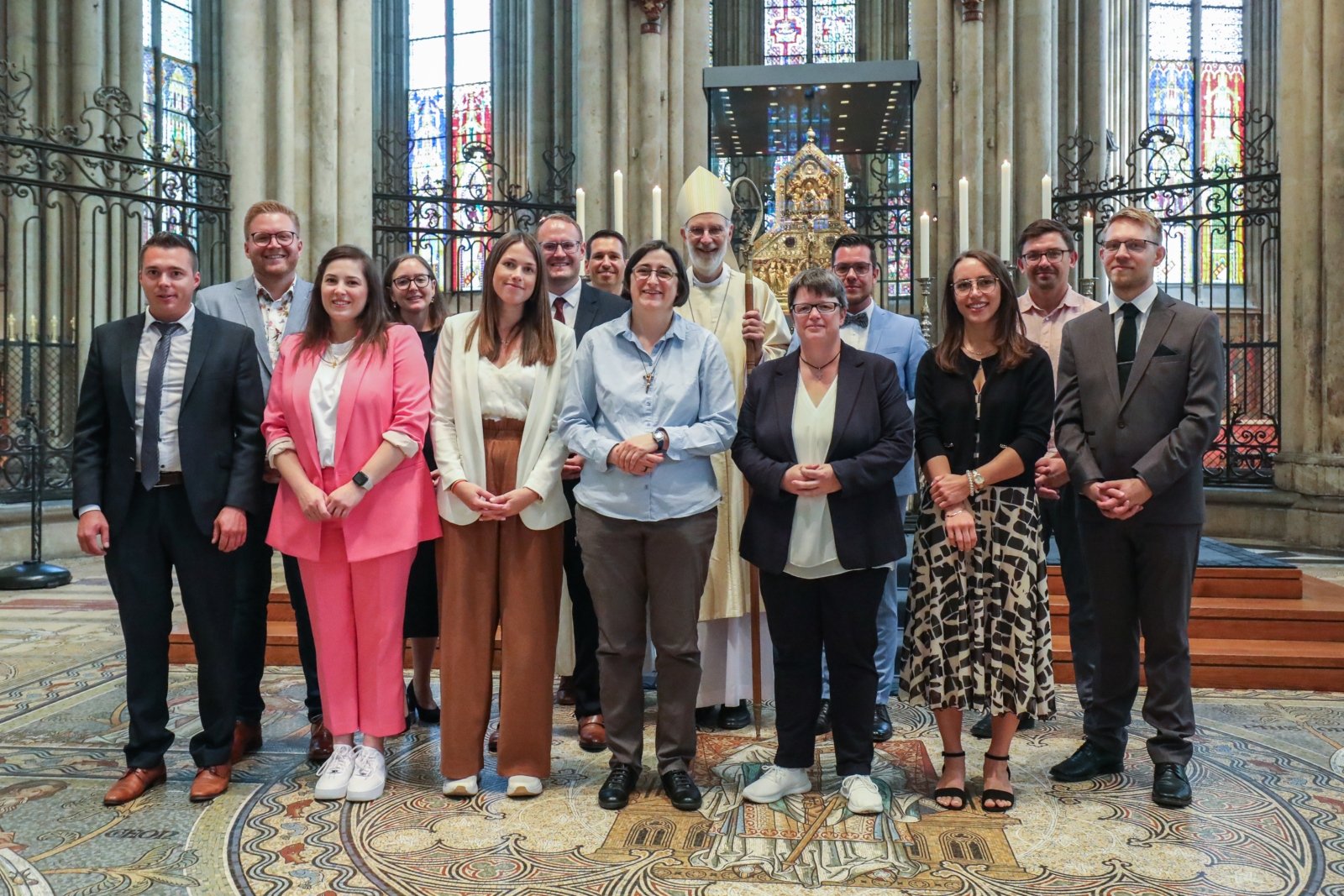 Beauftragungsfeier von zehn neuen Gemeinde- und Pastoralreferentinnen und -referenten im Erzbistum Köln (c) Henning Schoon